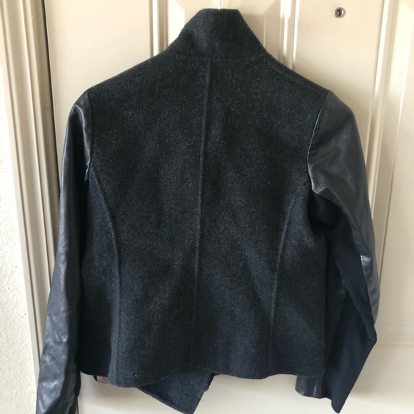 Vince Leather and Wool Jacket - Picture 7 of 7